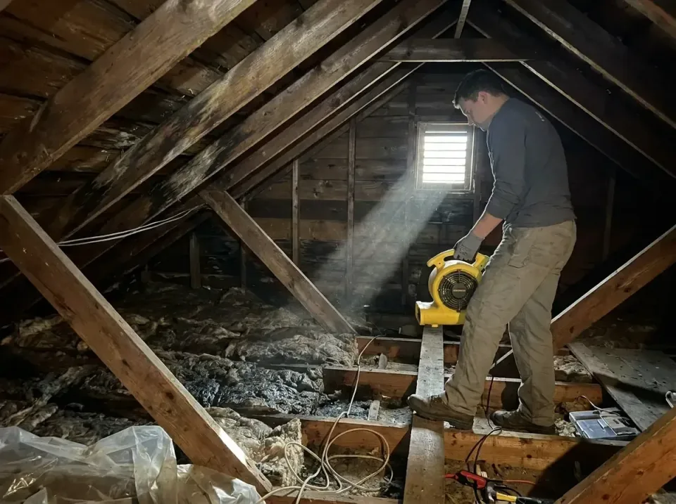 attic-water-damage-drying-proc-007 — frequently asked questions, Emergency Water Extraction & 24/7 Flood Response in Northfi…